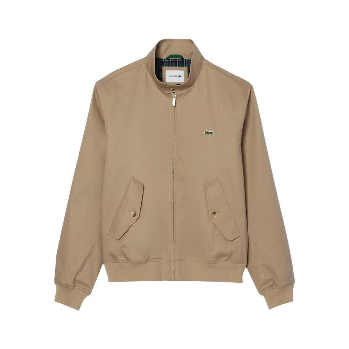 Lacoste  Waterproof Twill Harrington Jacket Beige  Béžová