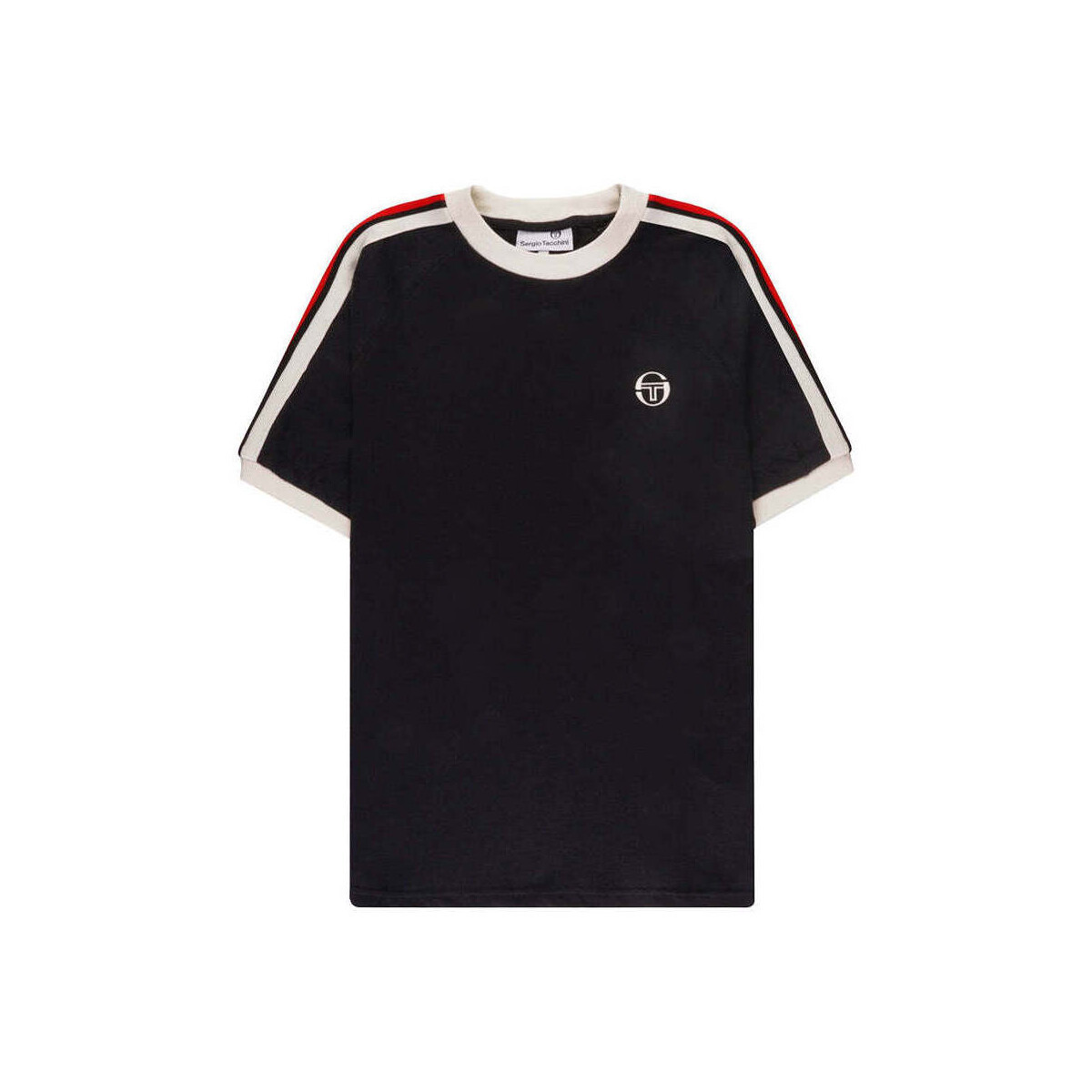 Sergio Tacchini  Hadow Ringer T-Shirt Black  Černá