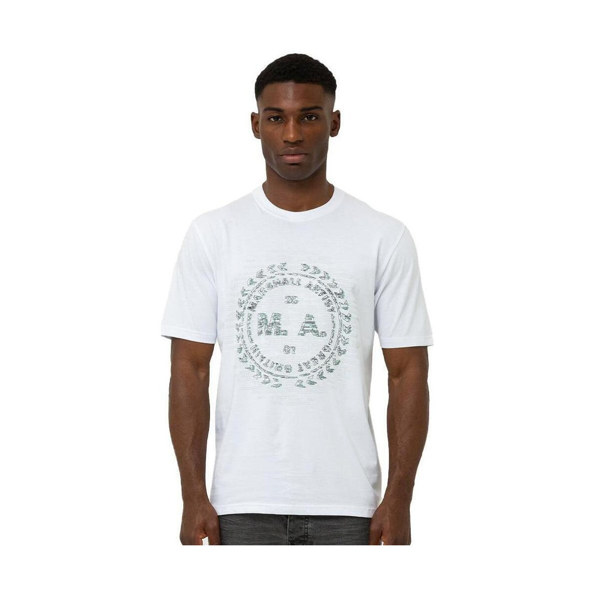 Marshall Artist  Tekk Fusion T-Shirt White  Bílá