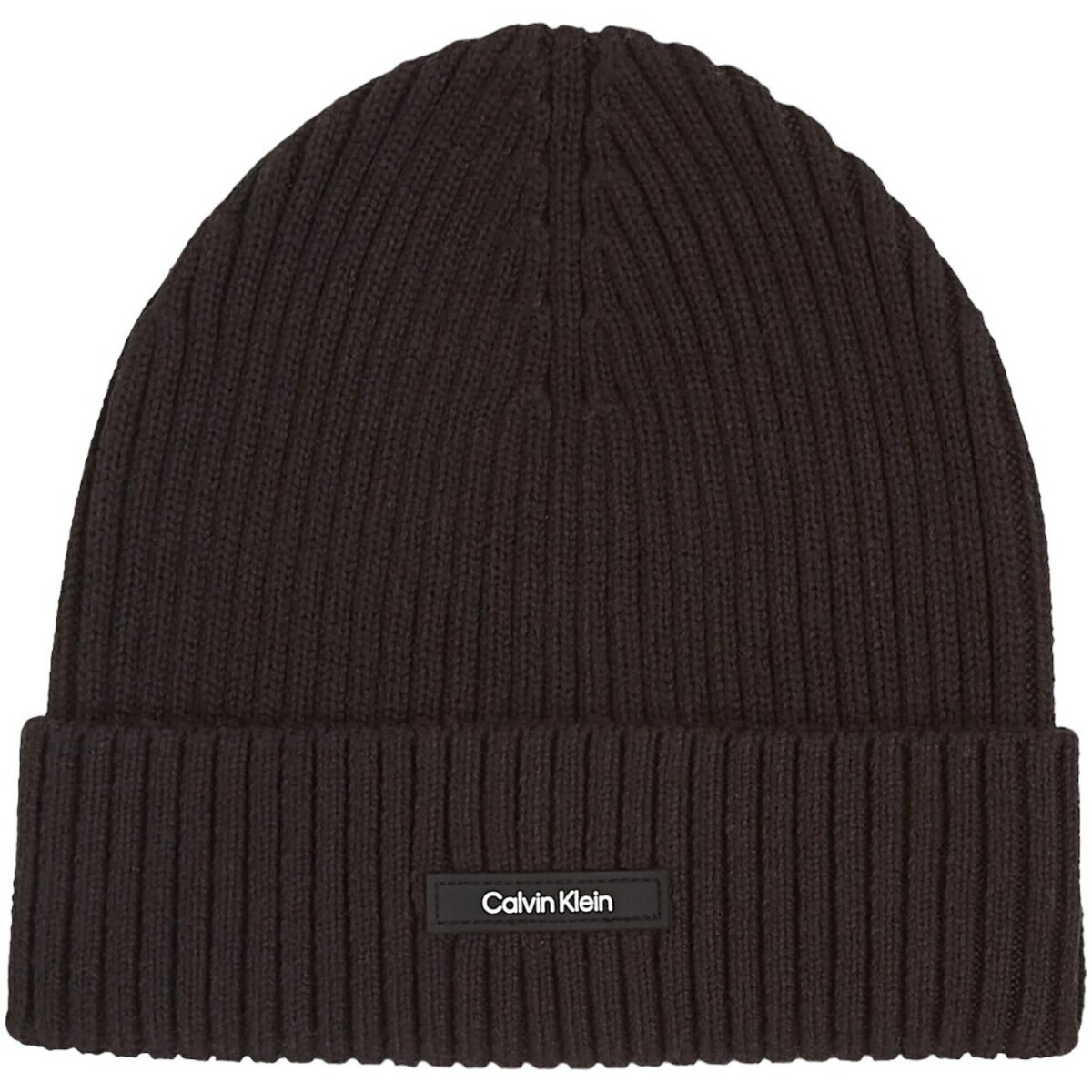 Calvin Klein Jeans  CLASSIC COTTON RIB BEANIE K50K512362  Černá