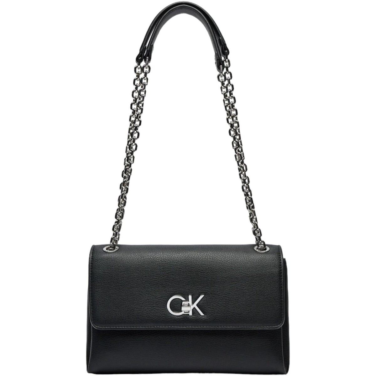 Calvin Klein Jeans  RE-LOCK CONV SHOULDER BAG_PBL K60K612554  Černá