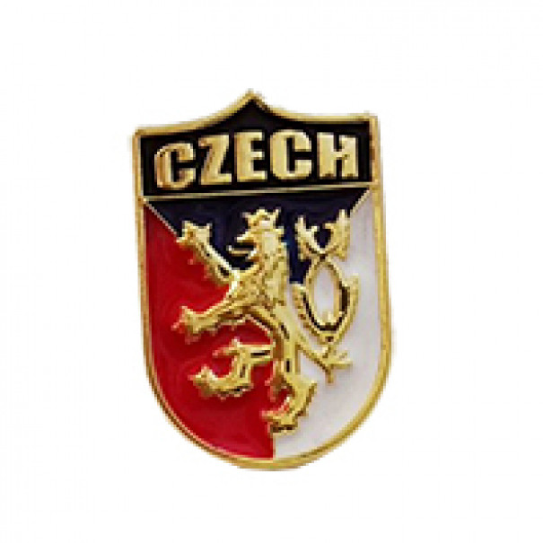 Odznak (pins) Czech 2,2x1,7 cm - barevný