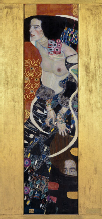 Gustav Klimt Obrazová reprodukce Judith II (1909), Gustav Klimt, 23.2 × 50 cm