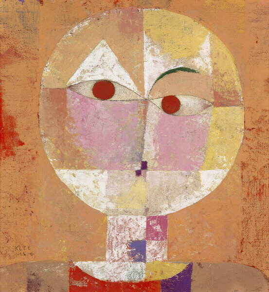 Klee, Paul Obrazová reprodukce Senecio, 1922, Klee, Paul, 35 × 40 cm