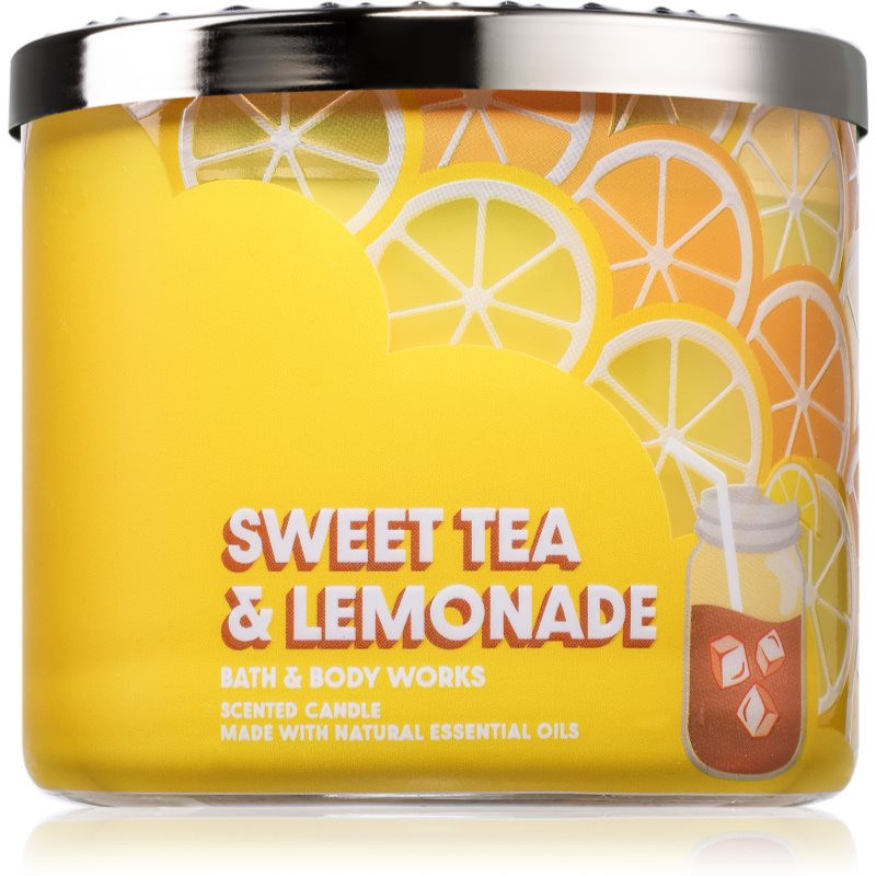 Bath & Body Works Sweet Tea & Lemonade vonná svíčka 411 g