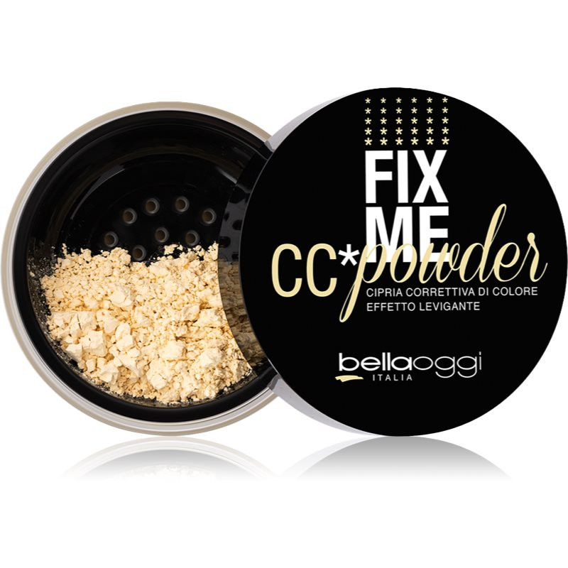 bellaoggi Fix Me CC Powder matující sypký pudr odstín Banana Shade 7.5 g