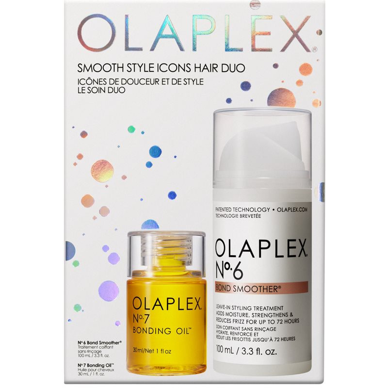 Olaplex Smooth Style Icons Hair Duo stylingová sada na vlasy pro uhlazení vlasů 130 ml