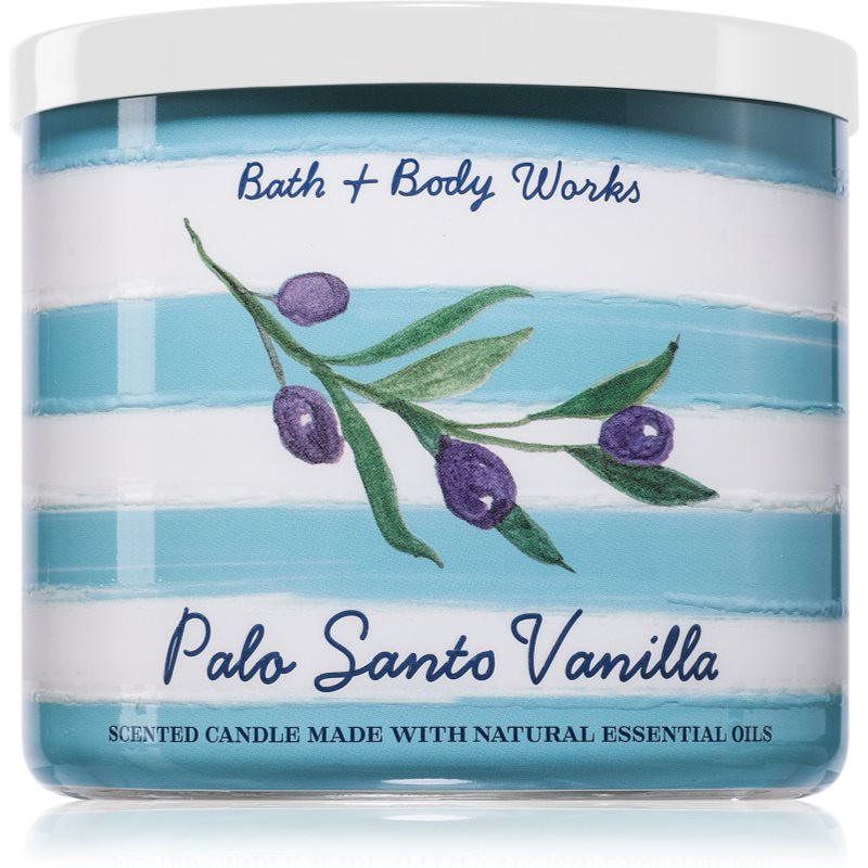 Bath & Body Works Palo Santo Vanilla vonná svíčka 411 g