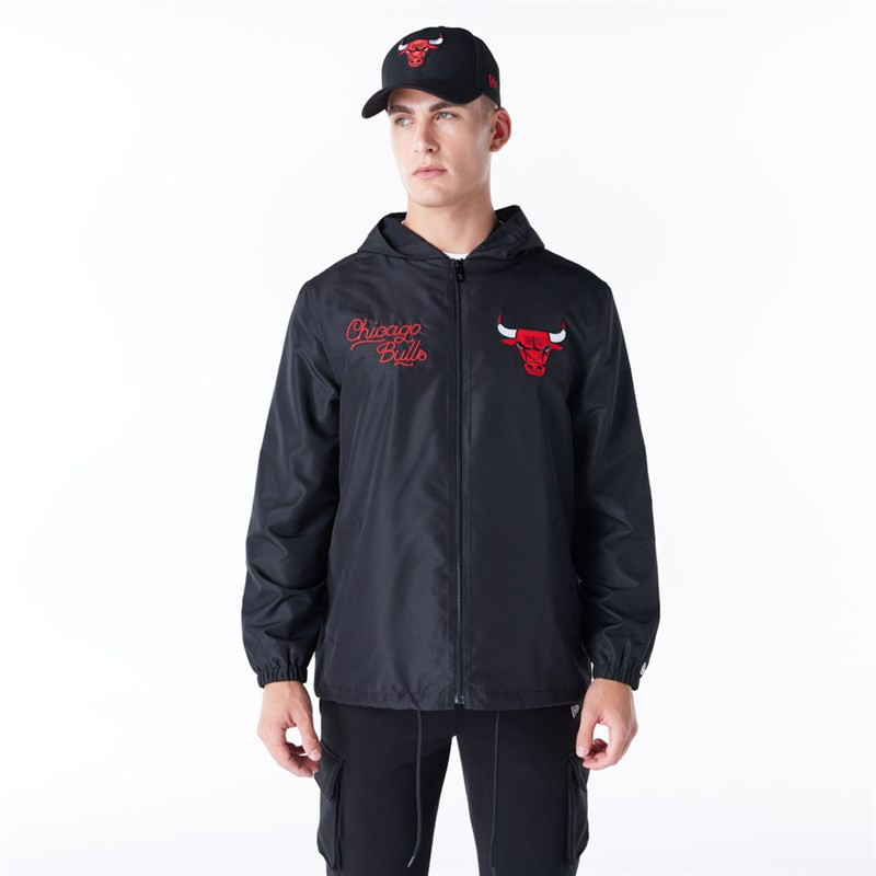 bunda NEW ERA - Nba Graphic Jacket Chicago Bulls (BLKFDR)