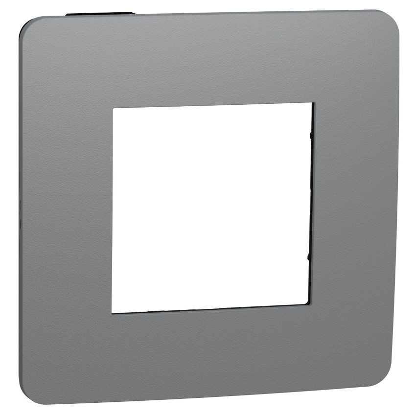 Schneider NOVÁ UNICA NU280222 rámeček jednonásobný DARK GREY/ČERNÁ