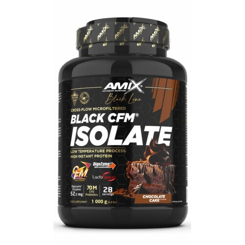 Amix Black Line Black CFM Isolate 1000 g chocolate cake