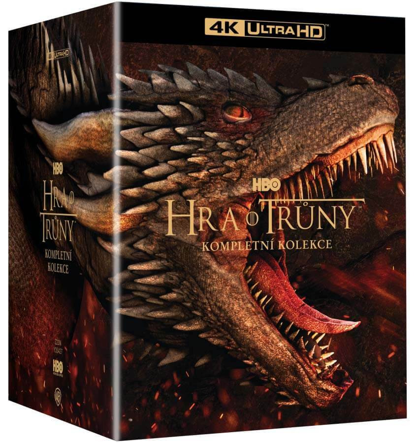 Hra o trůny kolekce 1-8 (4K ULTRA HD BLU-RAY) 33 disků - Seriál