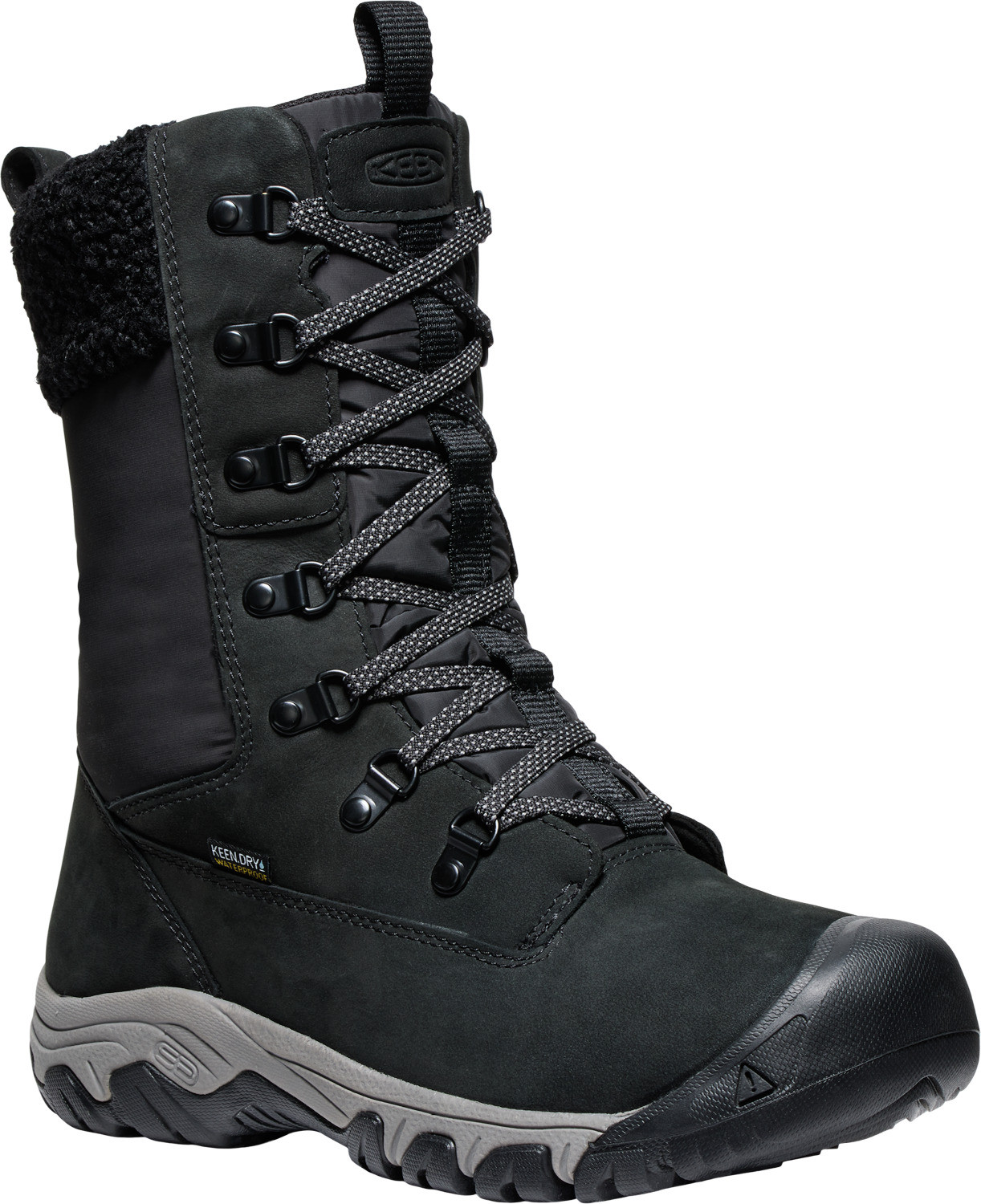 Keen GRETA TALL BOOT WP WOMEN black/black Velikost: 37,5