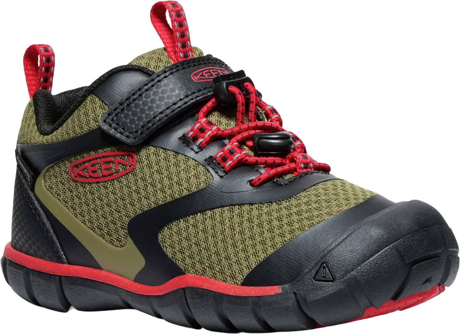 Keen TREAD ROVER WP CHILDREN martini olive/red carpet Velikost: 24