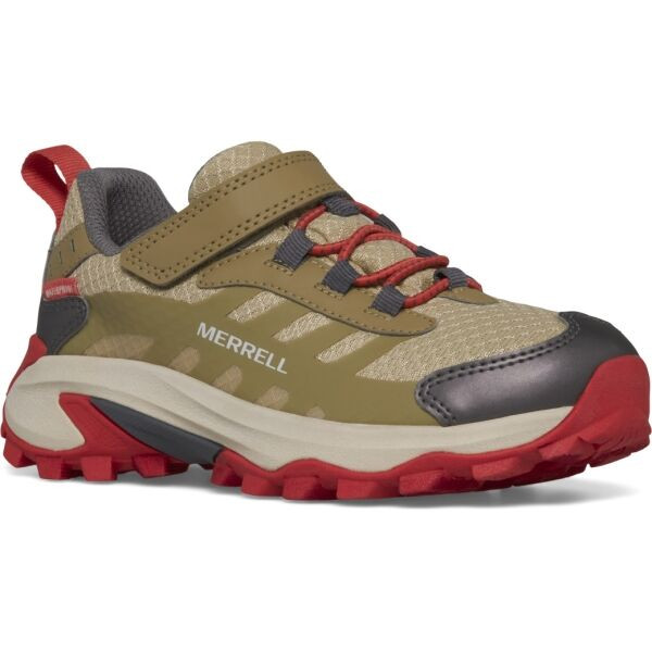 Merrell MOAB SPEED 2 LOW A/C WTRPF Dětské outdoorové boty, béžová, velikost 37