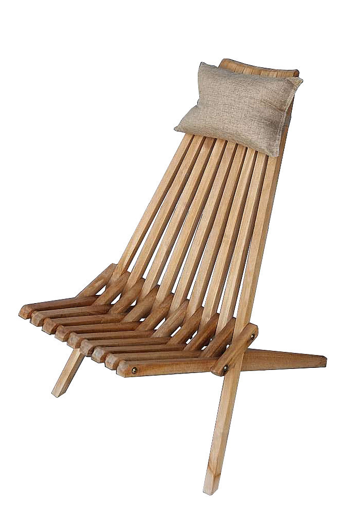 DEOKORK Zahradní relaxační křeslo NIXON (teak)