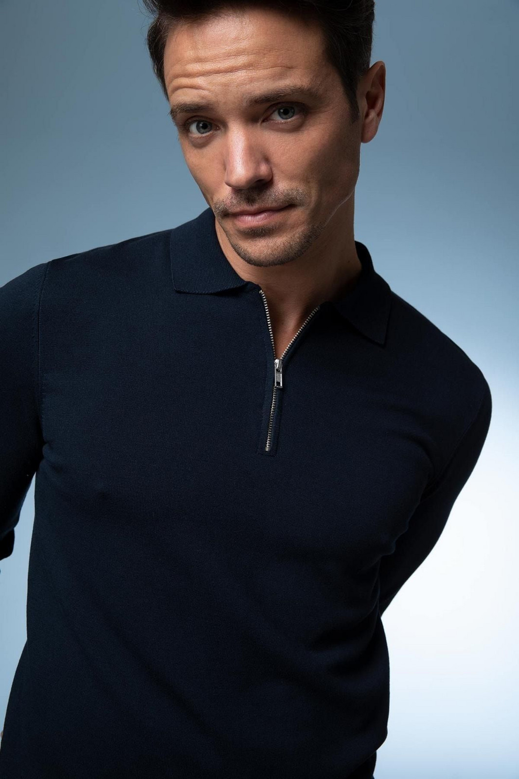 DEFACTO Slim Fit Polo Neck Sweater