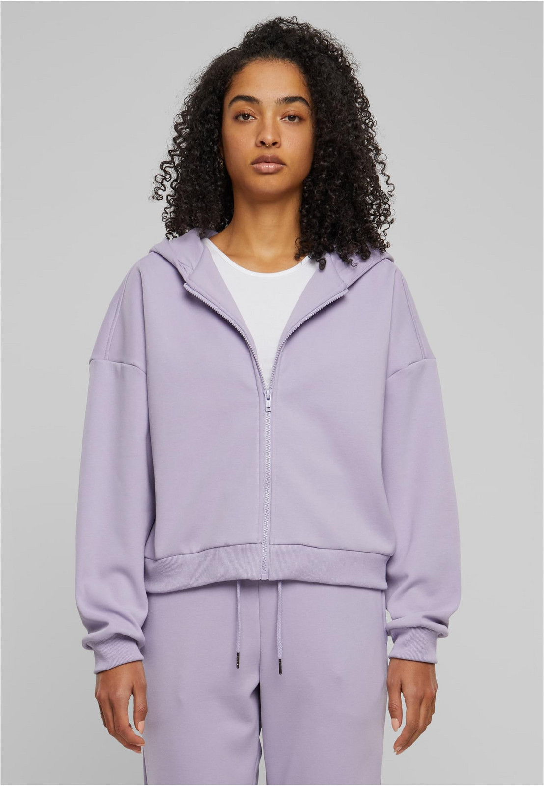 Dámská mikina Cozy Short Hoody lila