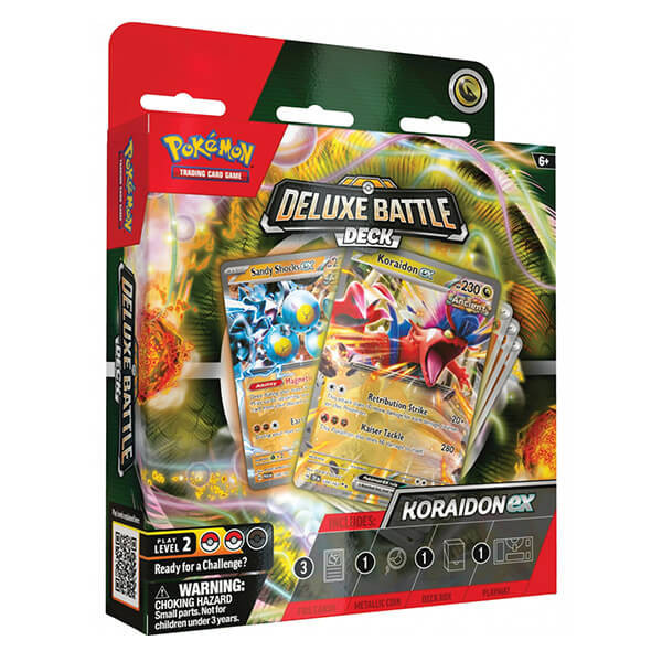 Pokémon Koraidon ex Deluxe Battle Deck - mírně až středně pokročilí hráči