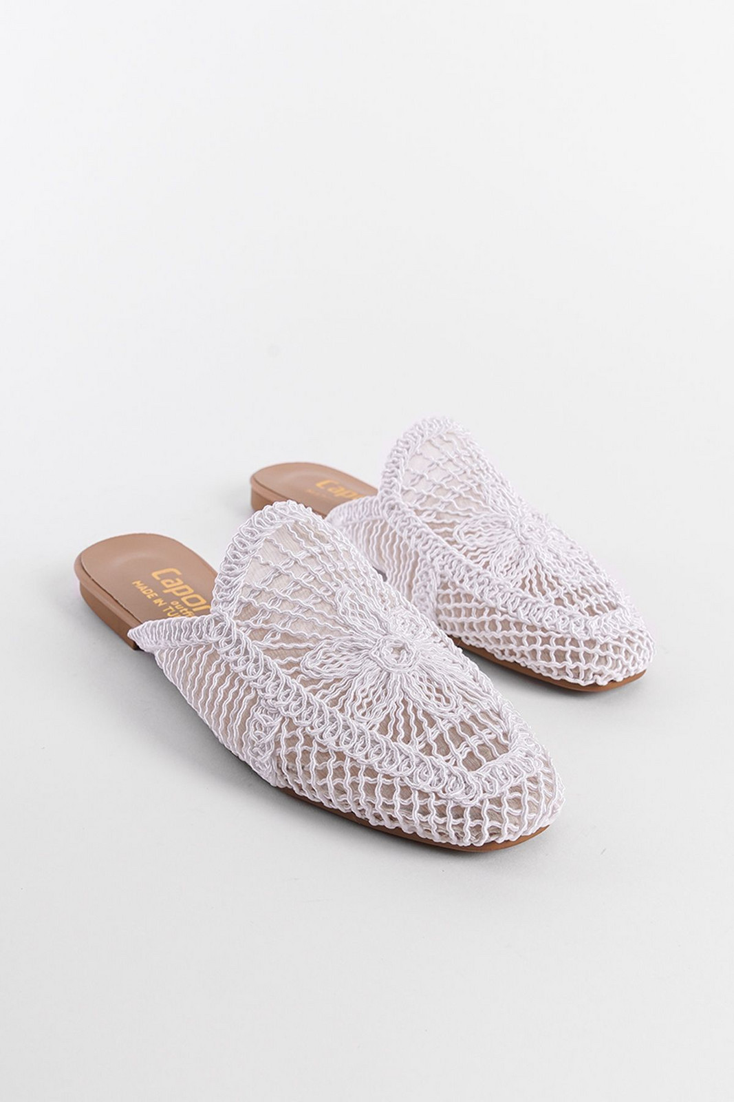 Capone Outfitters Knitted Knitwear Closed Toe Women's Slippers