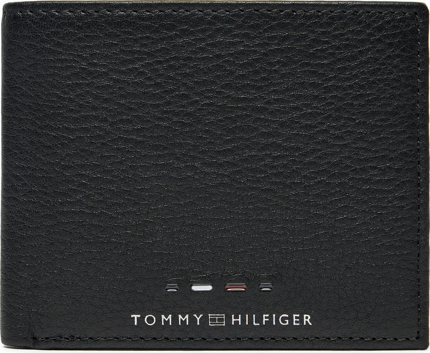 Malá pánská peněženka Tommy Hilfiger Th Premium Mini Cc Wallet AM0AM12781 Černá