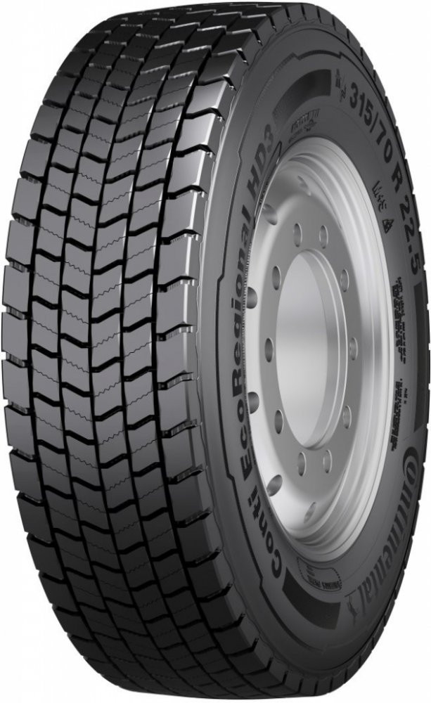 CONTINENTAL 315/80 R 22.5 156/150L CONTI_ECO_REGIONAL_HD3+ TL M+S 3PMSF 20PR IT