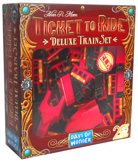 Blackfire CZ Ticket to Ride: 20th Anniversary Deluxe train set – Red