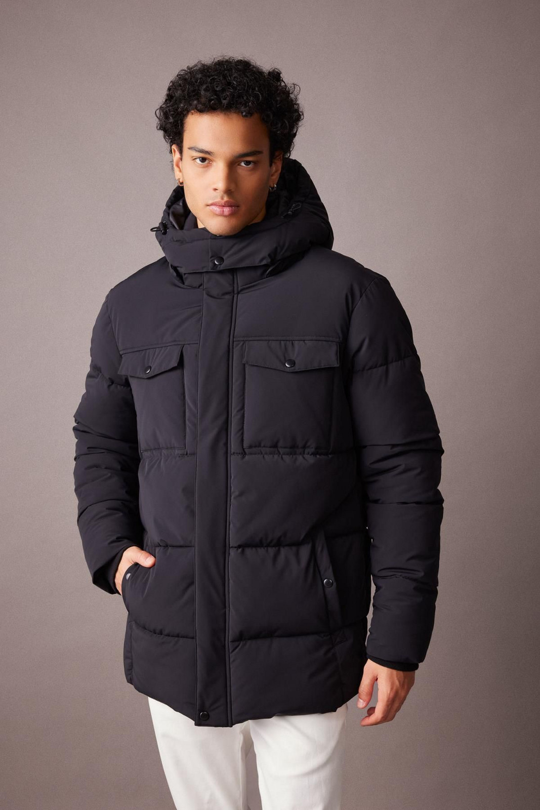 DEFACTO Water Repellent Regular Fit Hooded Jacket