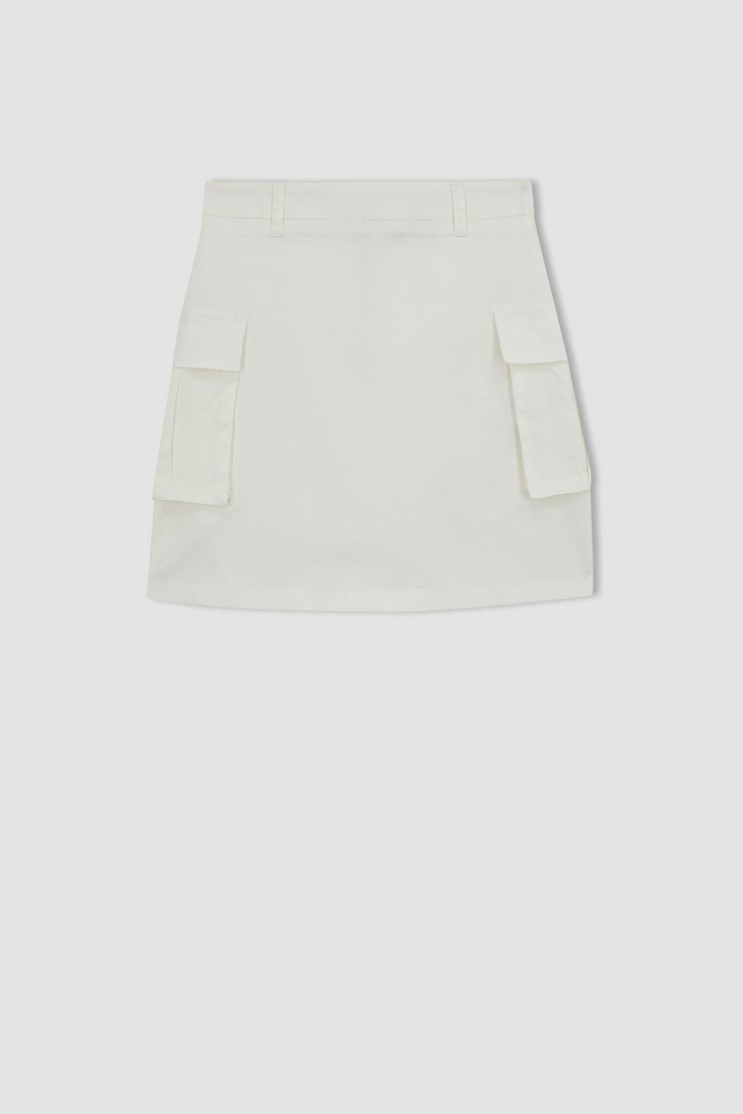 DEFACTO A-Line Normal Waist Gabardine Mini Skirt