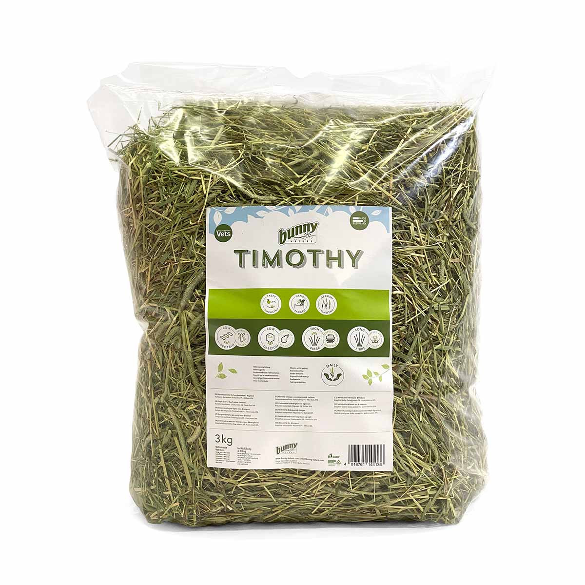 Bunny Timothy seno - Výhodné balení: 2 x 3 kg