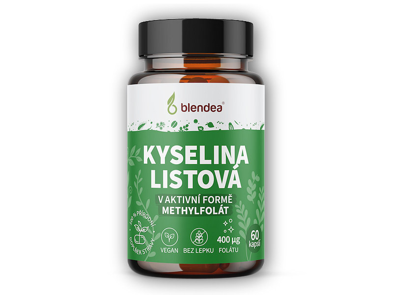 Blendea Blendea Kyselina listová Methylfolát 60 kapslí