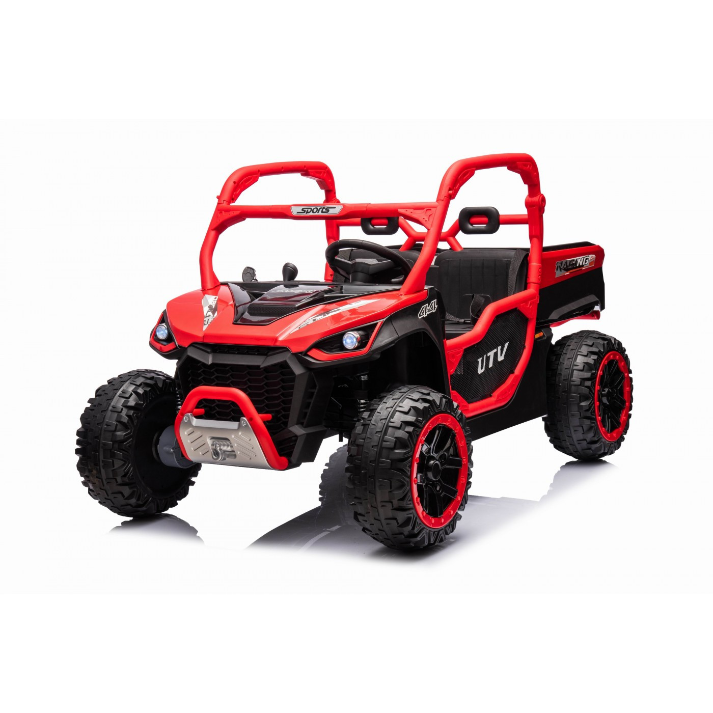 mamido Dětské elektrické autíčko Farmer Truck UTV Racing 4x4 24V červené