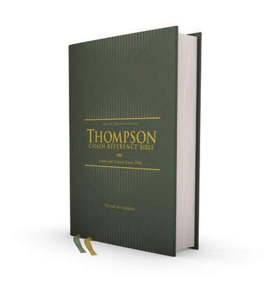Esv, Thompson Chain-Reference Bible, Hardcover, Green, Red Letter (Thompson Frank Charles)(Pevná vazba)