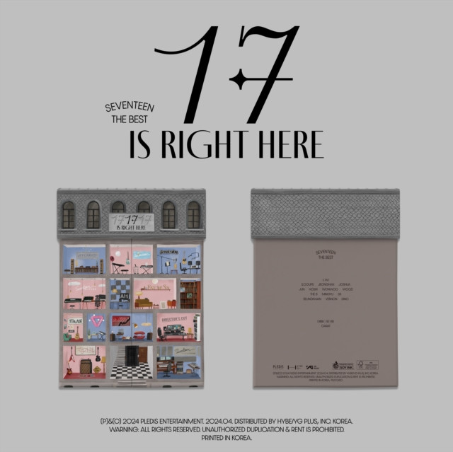 SEVENTEEN Best Album '17 IS RIGHT HERE' (HEAR Ver.) (SEVENTEEN) (CD / Album)
