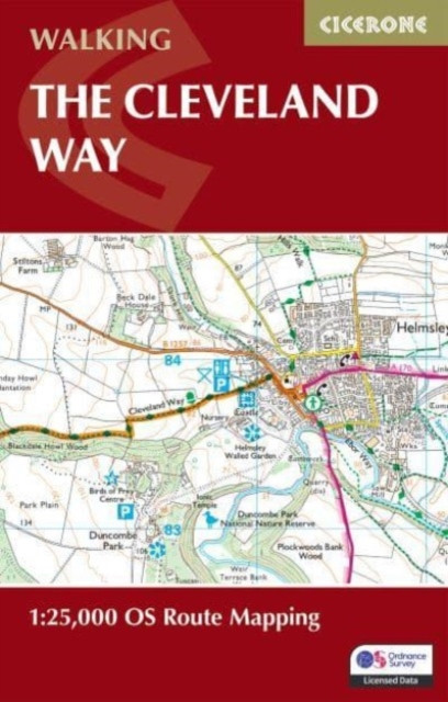 Cleveland Way Map Booklet - 1:25,000 OS Route Mapping (Dillon Paddy)(Paperback / softback)