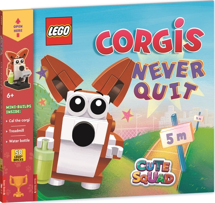 LEGO Books: Cute Squad: Corgis Never Quit (with corgi mini-build and over 55 LEGO elements) (Buster Books)(Paperback / softback)