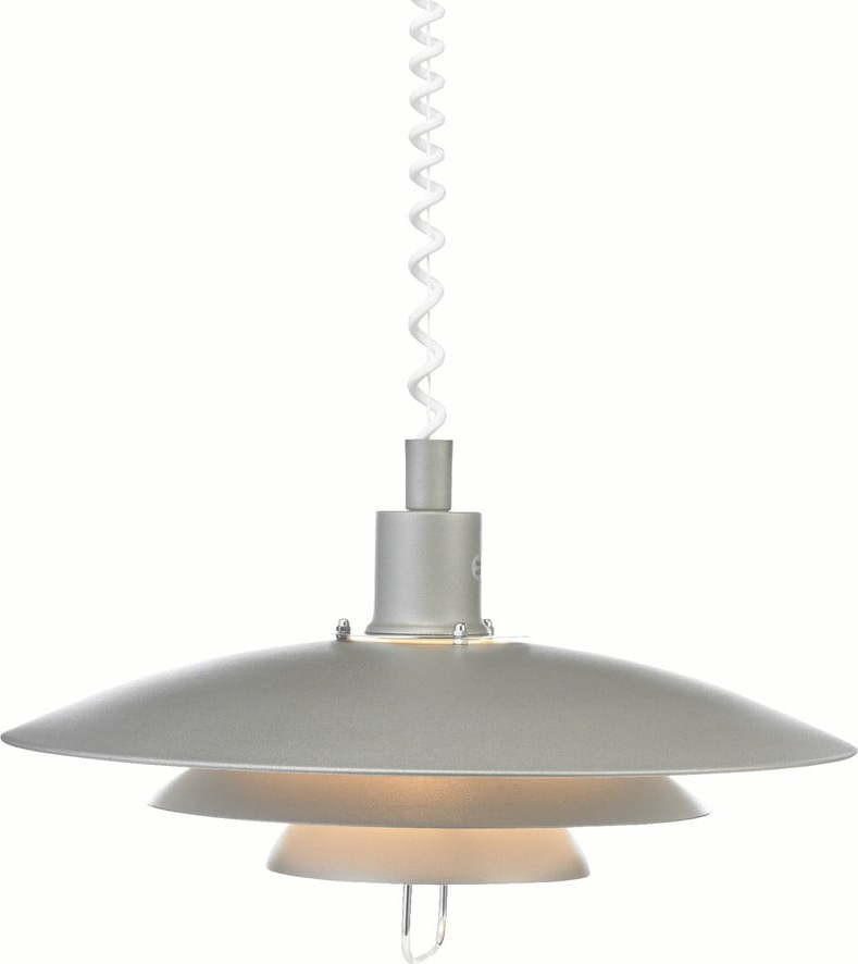 Šedé závěsné svítidlo Markslöjd Kikrenes, ø 48 cm