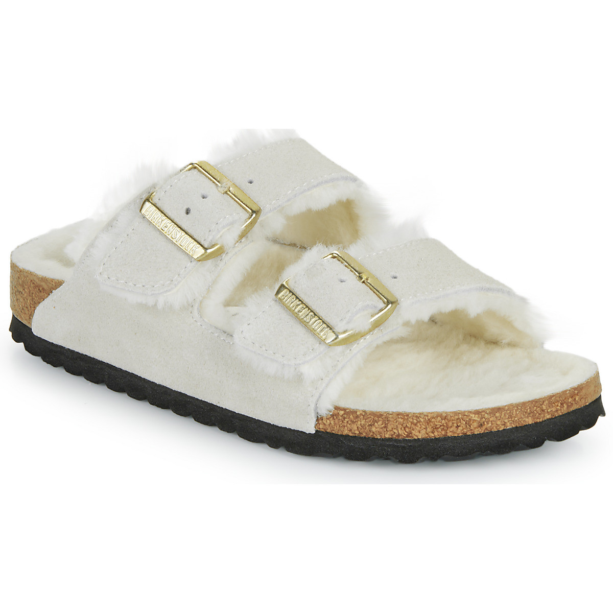 Birkenstock  Arizona Shearling LEVE Antique White LAF  Béžová