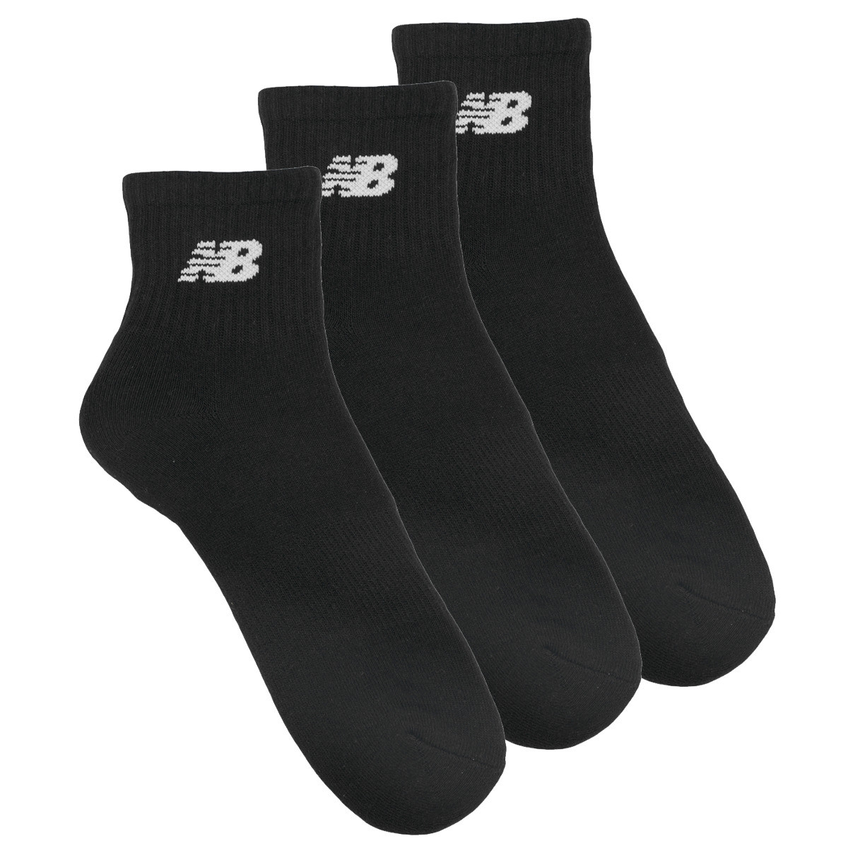 New Balance  EVERYDAY ANKLE SOCKS 3 PACK  Černá