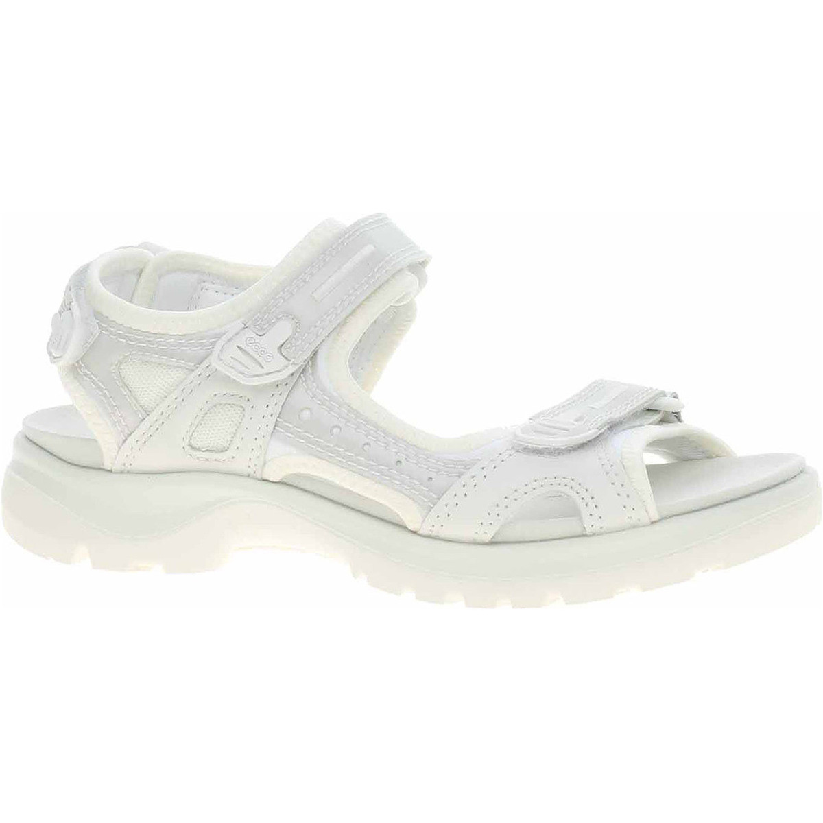 Ecco  Dámské sandály  06956360922 white-iridescent  Bílá