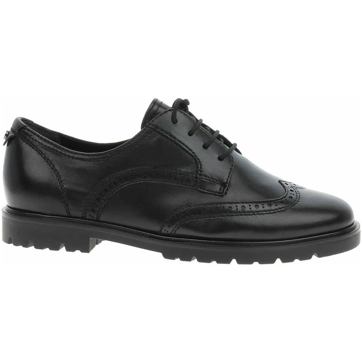 Tamaris  Dámské polobotky  1-23200-41 black leather  Černá