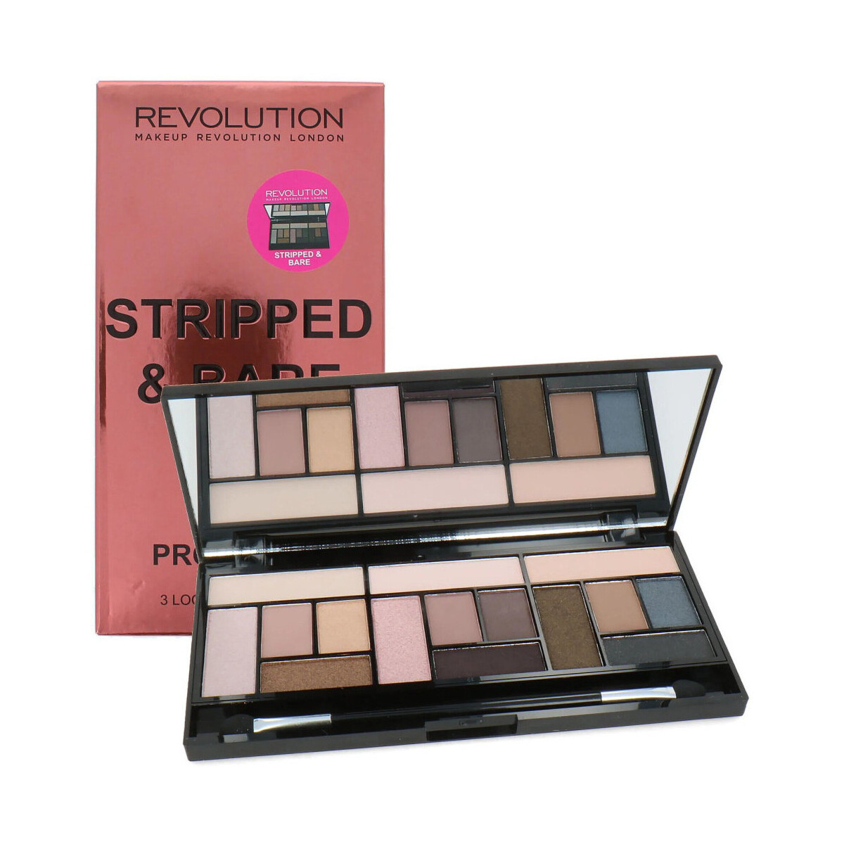 Makeup Revolution  Pro Looks Stripped   Bare Eyeshadow Palette