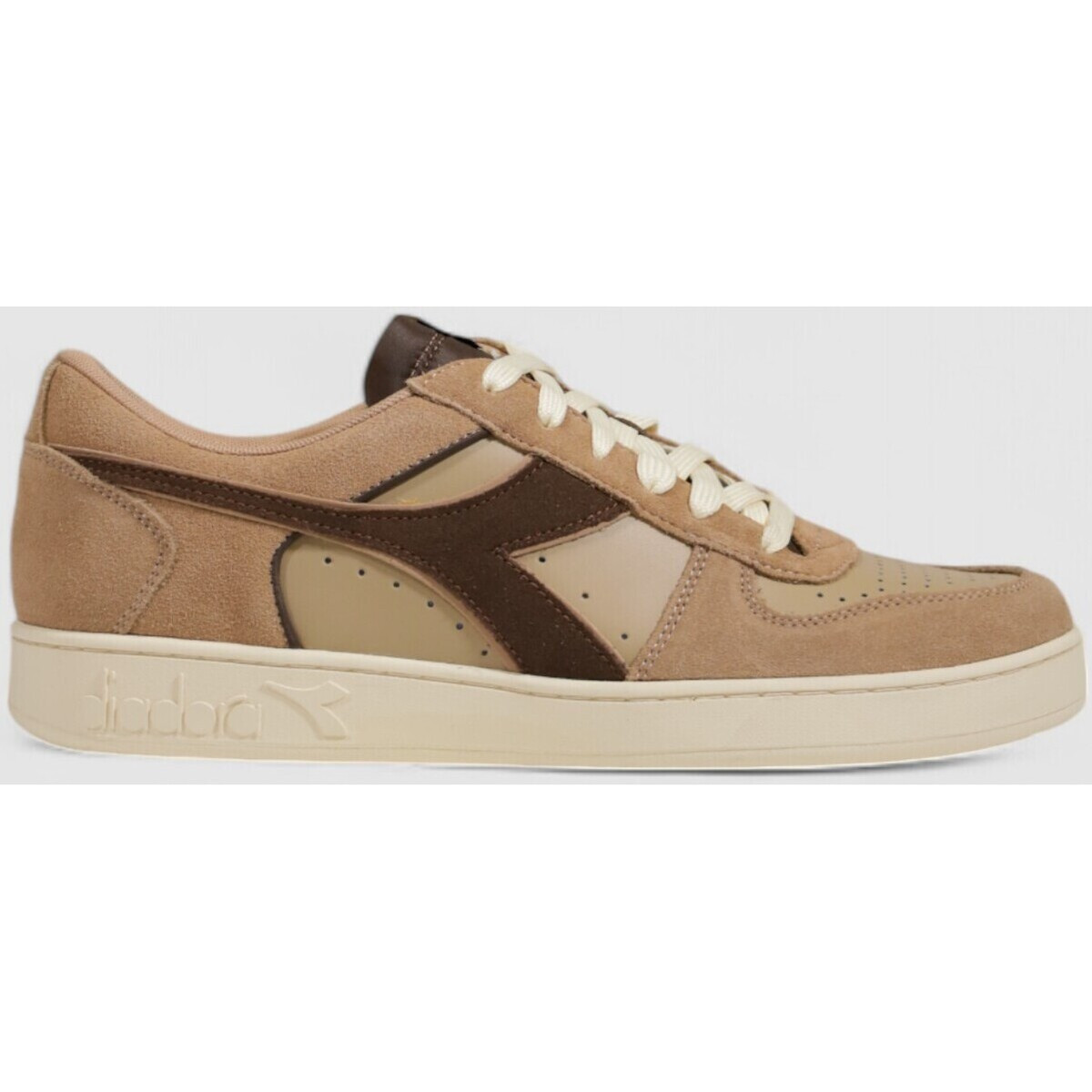 Diadora  MAGIC BASKET LOW SUEDE LEATHER 501.178565  Béžová