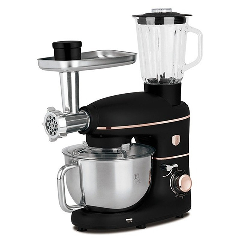 BERLINGERHAUS BERLINGERHAUS Kuchyňský robot s mlýnkem a mixérem 1500 W Black Rose Collection BH-9534