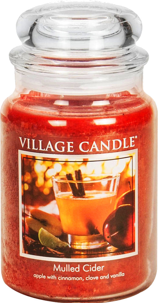 Village Candle Vonná svíčka ve skle Svařený jablečný mošt (Mulled Cider) 602 g