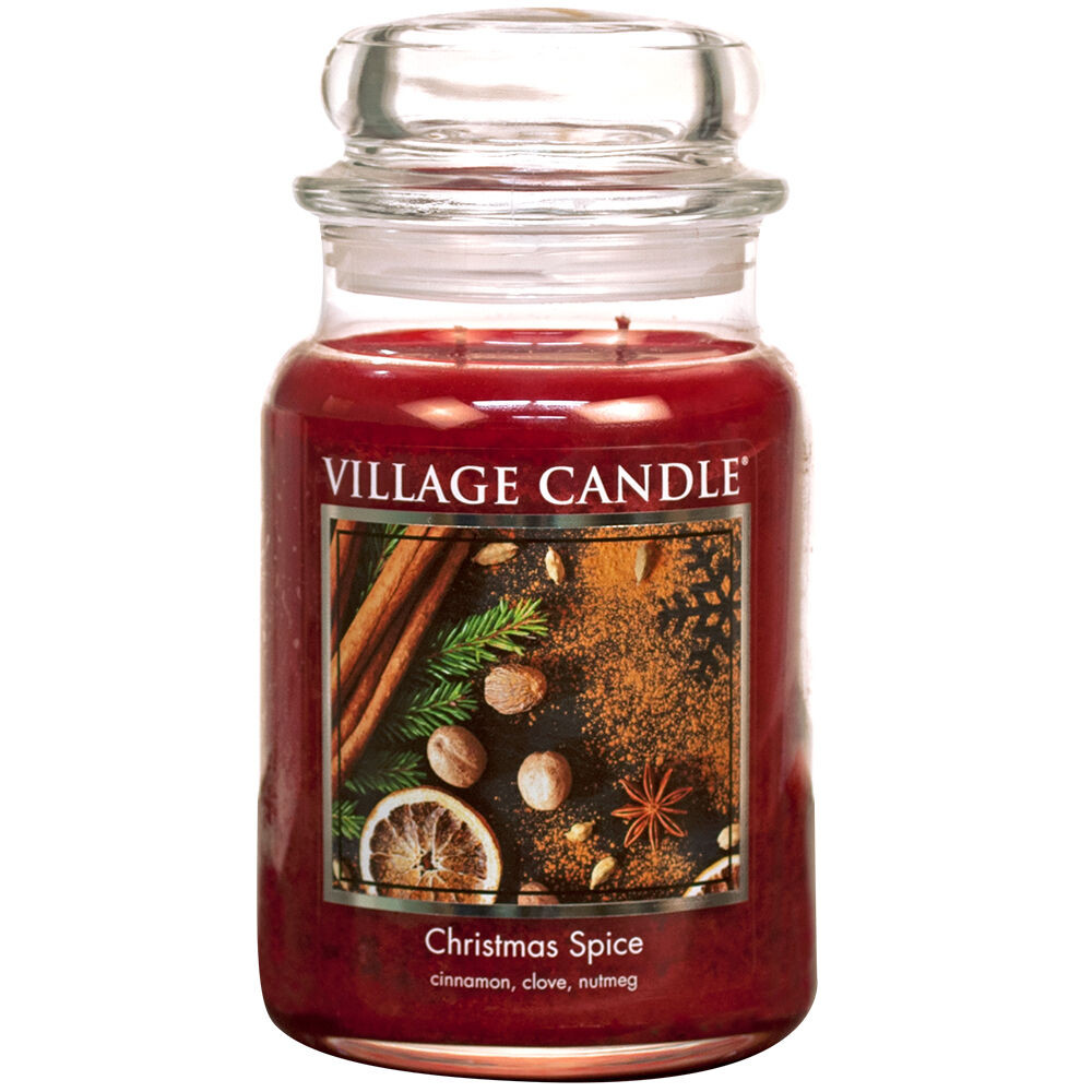 Village Candle Vonná svíčka ve skle Christmas Spice 602 g