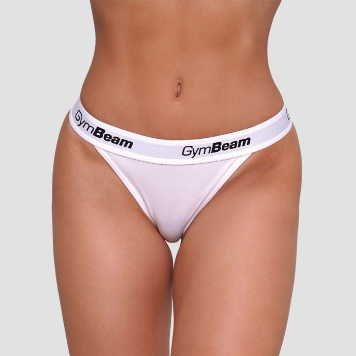 GymBeam Kalhotky Tanga 3Pack White