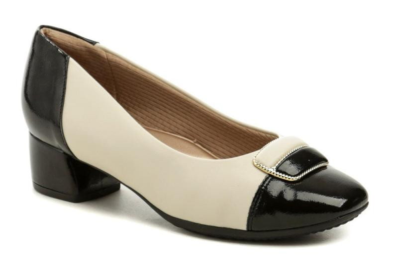 Piccadilly 322133-6 béžovo černé dámské lodičky
