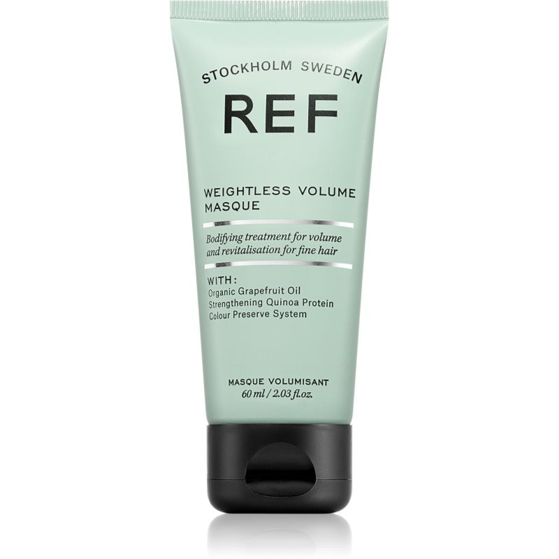 REF Weightless Volume Masque hloubkově hydratační maska pro lesk a hebkost vlasů 60 ml