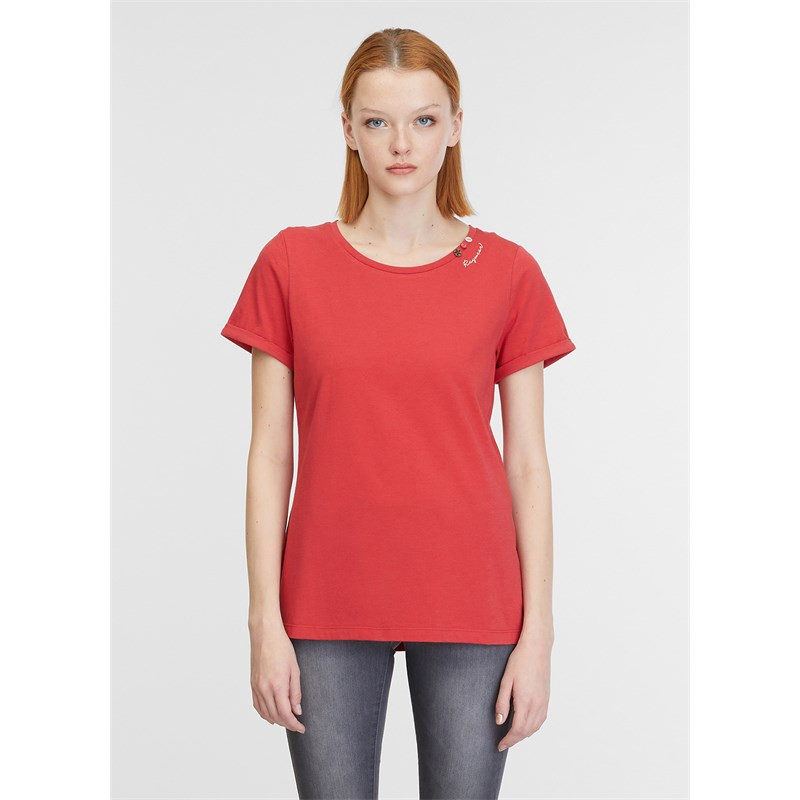 triko RAGWEAR - Fllorah Comfy Gots Red (4000)